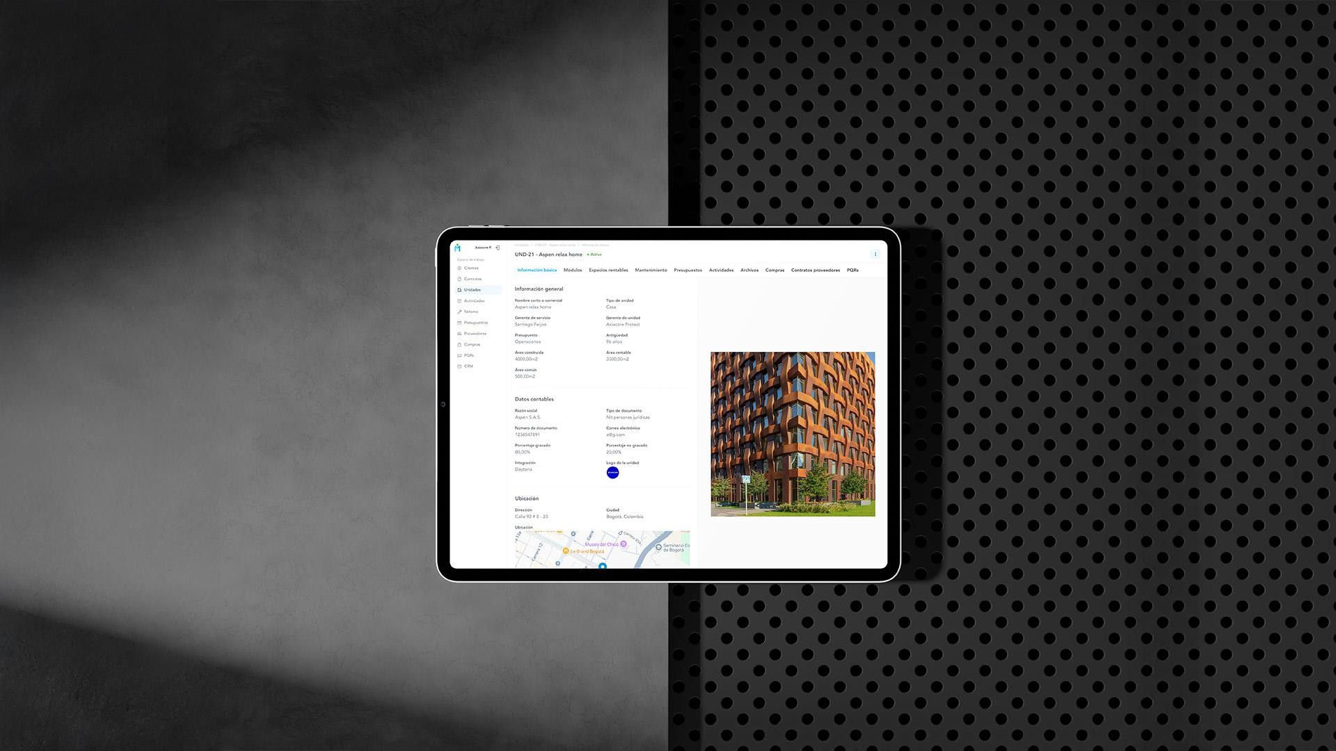 Real estate asset management in real time