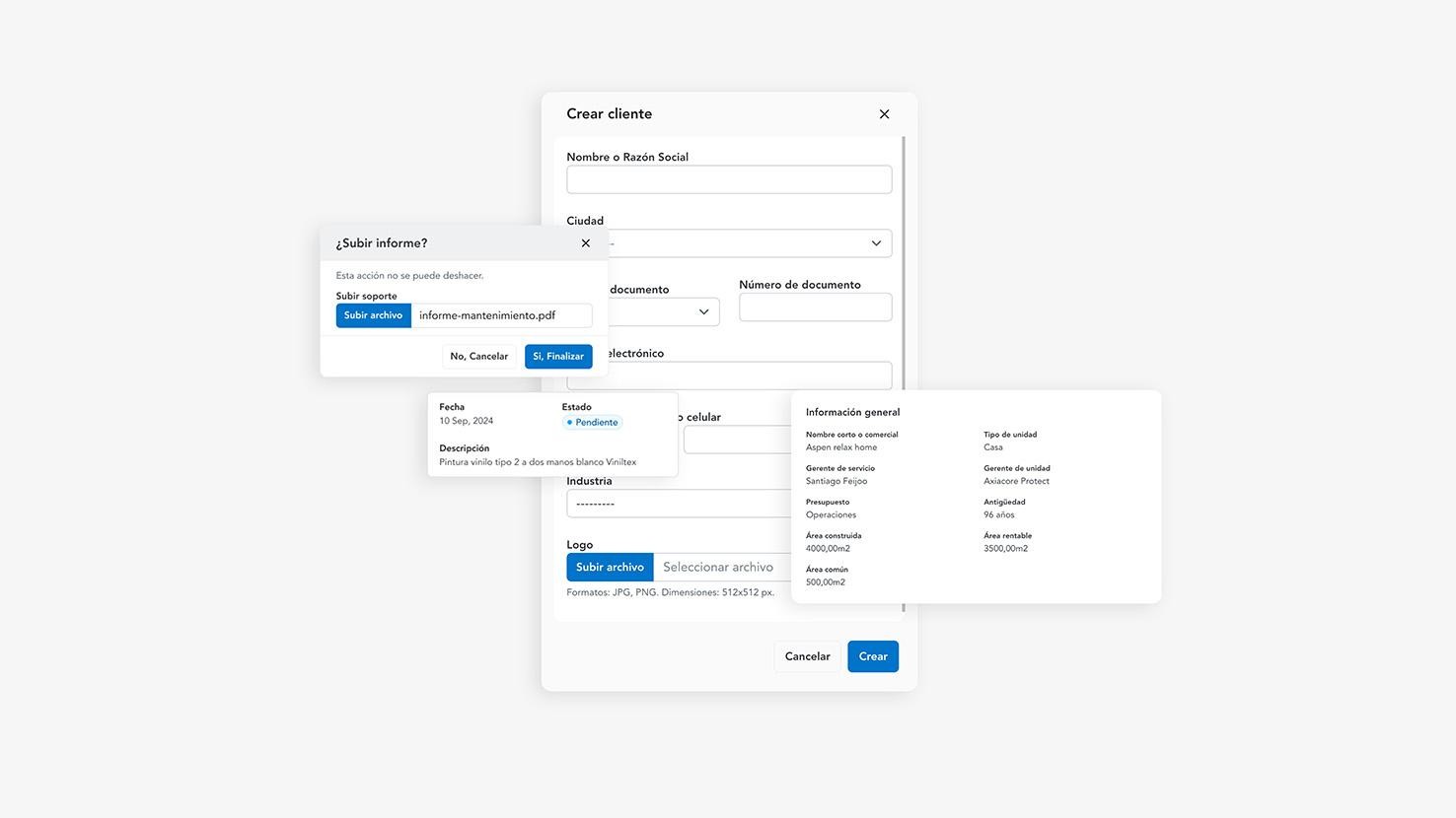 Real estate asset management in real time